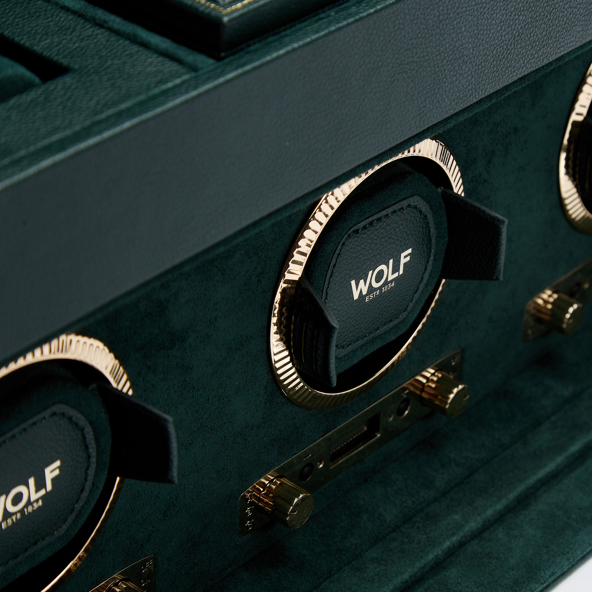Wolf meridian triple watch winder top